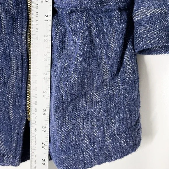 CAbi Women's Adventure Anorak Long Jacket Blue Zip Front Hooded #5100 Size‎ XS - Picture 4 of 7